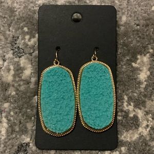 Blue earrings